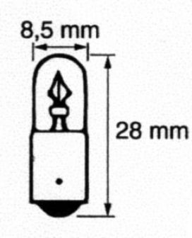 lampada a sfera 12V/4W - 402642.001 - illuminante