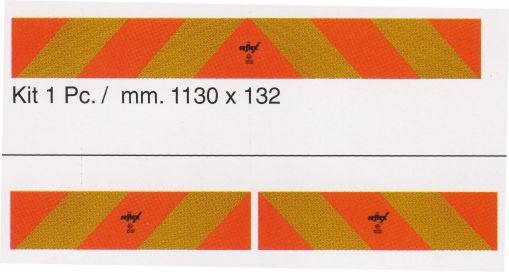 Pannello di marcatura posteriore - 404952.001 - marcatura di sicurezza