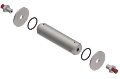 Bullone cpl. Ø35x140,5mm - 706154.004 - Ricambi dispositivo di superamento