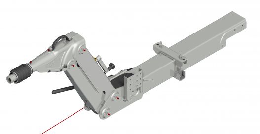 Dispositivo di superamento dell'altezza del tubo regolabile in altezza
