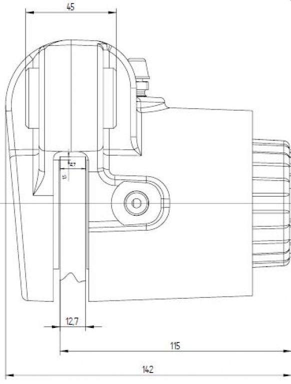 Freno idraulico a pinza scorrevole a molla - 100921 - Freni industriali