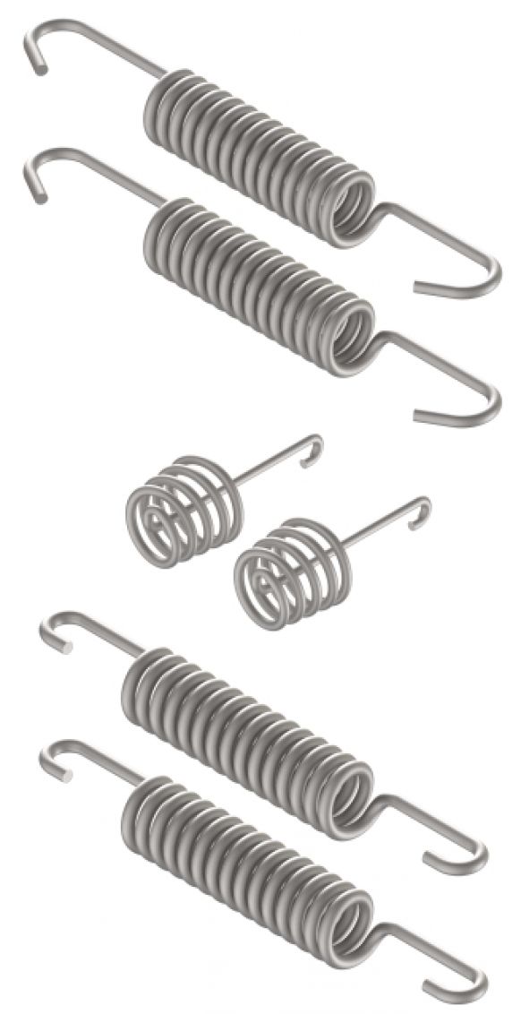set di molle - 400725.001 - set di ganasce freno