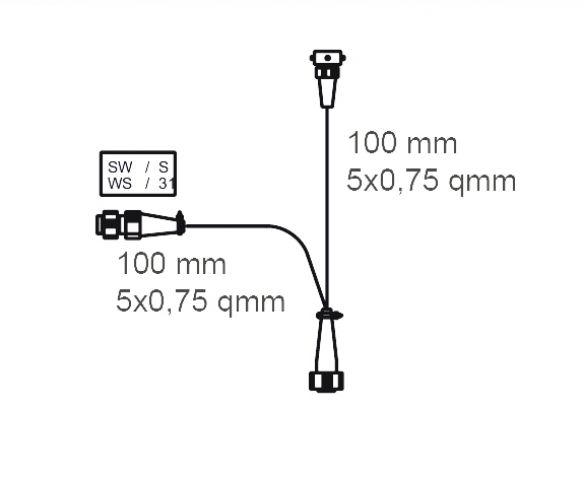 Lampada a 3 camere - Adattatore per cavo standard a baionetta a 5 poli - 404572.001 - Accessori e ri