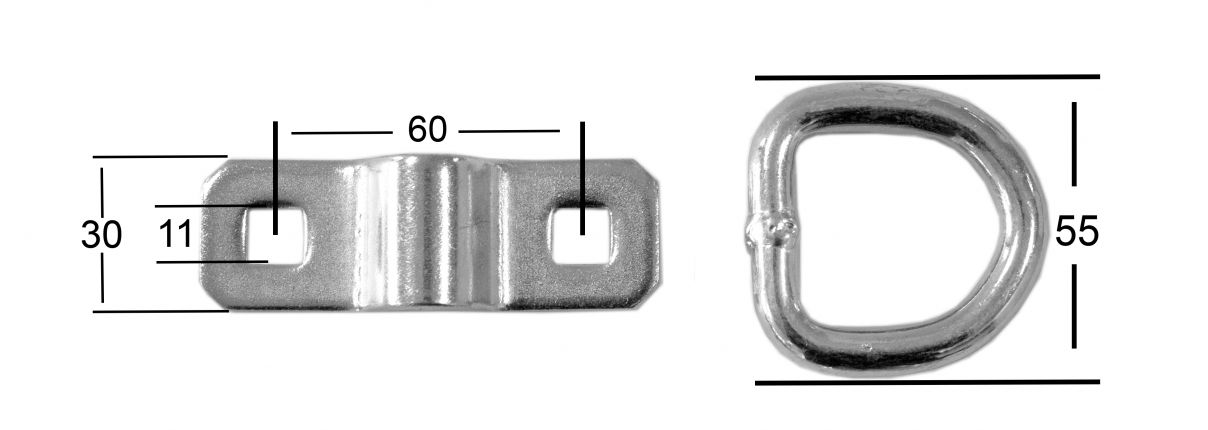 anello di fissaggio + cinghia sciolta - 408006.001 - ancoraggio di fissaggio