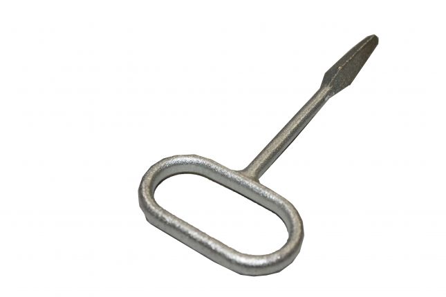 CERNIERE PESANTI CON spina a levare in ferro zincato 65 x 65 mm. 2 pz. EUR 18,82 - IT