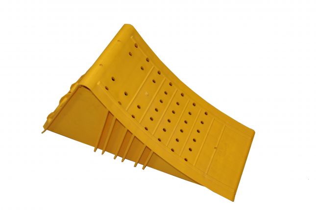 Joyan Cunei Per Ruote - 2 Pezzi In Plastica Con Maniglia, Per Rimorchi E Camper - Foto 3