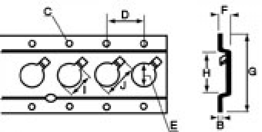 NTG 4 X 1 M Binario In Alluminio Per Aereo, Forma Quadrata - Foto 8