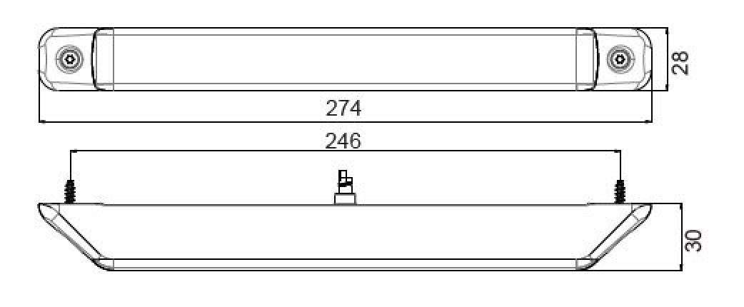Linepoint 2 LED 12V/24V - 417194.001 - fanali posteriori combinati