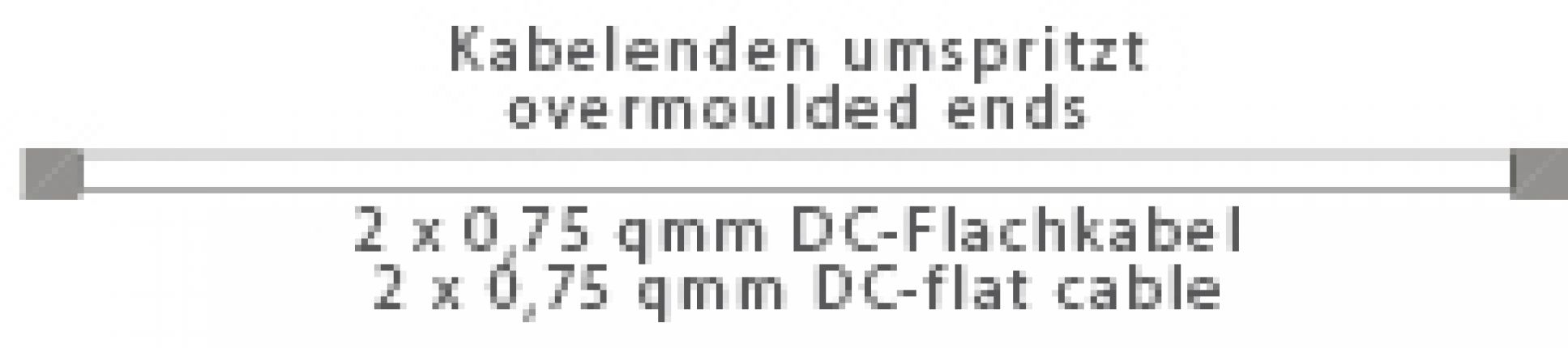 Cavo piatto 2x0,75 DC - 417327,001 - Cavo di collegamento