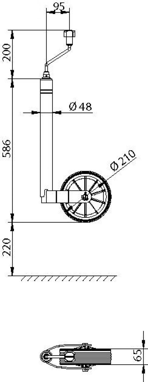 Ruota di supporto TK48