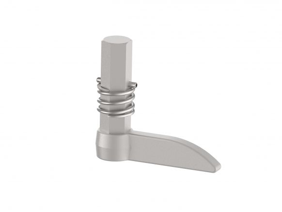 Bullone Di Bloccaggio GN 417-10-A | 1 Pezzo | Con Flangia E Anello Di Trazione | Acciaio Inox