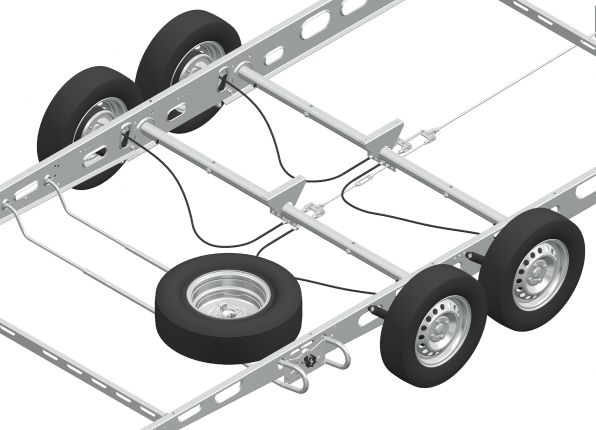 Porta ruota di scorta per caravan - 421241.001 - Accessori per ruote/pneumatici/cerchioni